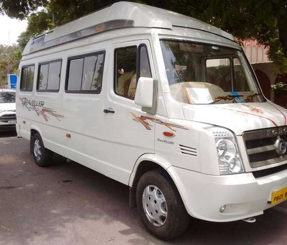 12 Seater Maharaja Tempo Traveller on rent in Delhi